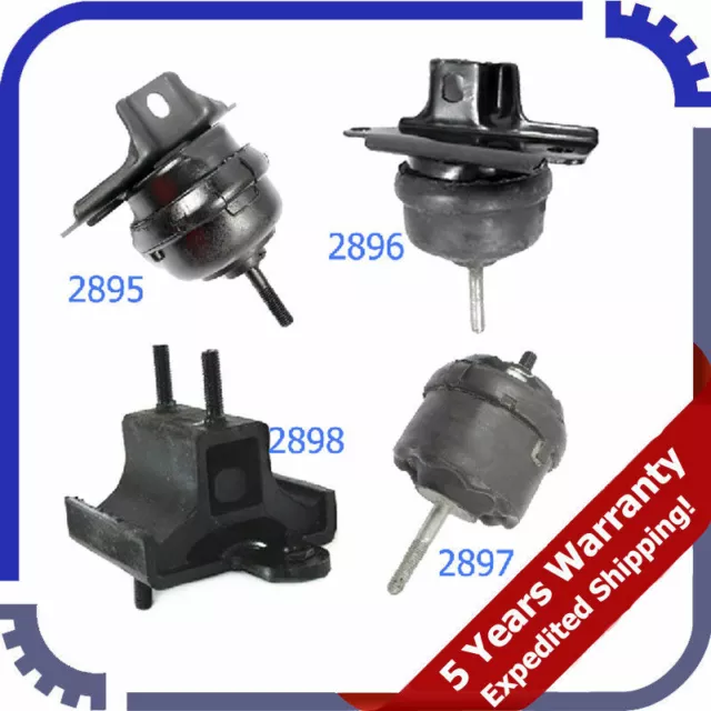 Motor & Trans Mount Set 4 00-05 For Buick Pontiac 3.8L 2895 2896 2897 2898 M1107