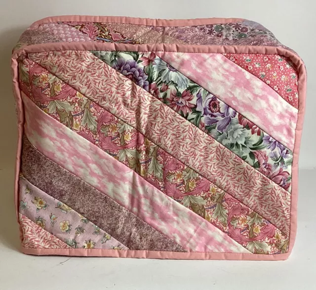 Patchwork Quilted  Sewing Machine Cover Vintage Style Fabric#VK