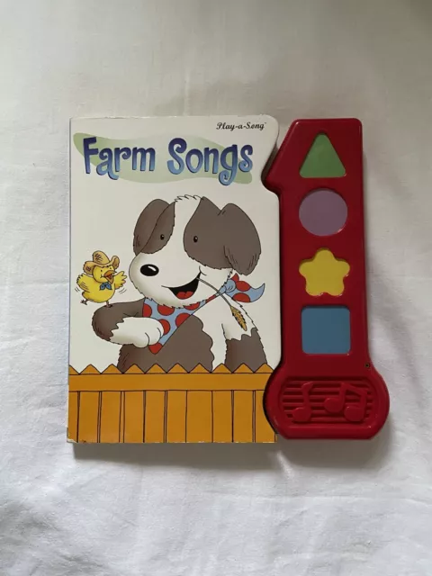 Farm Songs (Play A Song) Nursery Rhyme Musical Board Book - Working