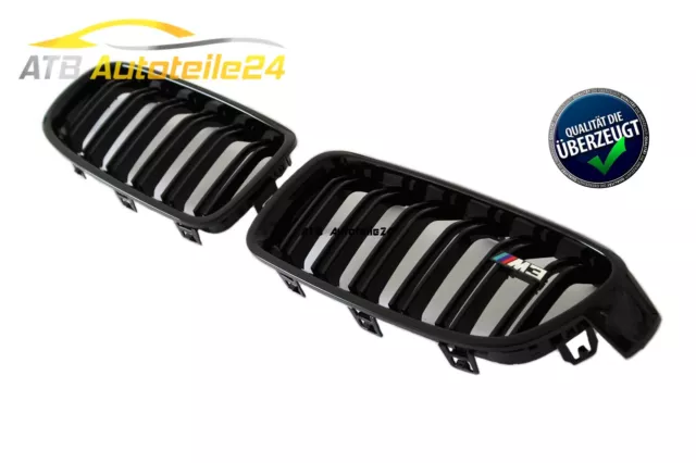 Grille Calandre Kit Noir Rognons Doppelsteg Convient pour BMW F30 F31 M3