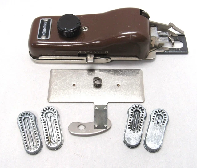 KENMORE BUTTONHOLE ATTACHMENT Vintage Sewing Complete Instructions 19.