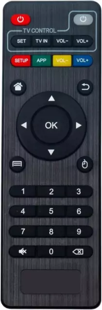 Replacement Learning Remote Control Suit for MXQ PRO 4K Smart Android TV Box