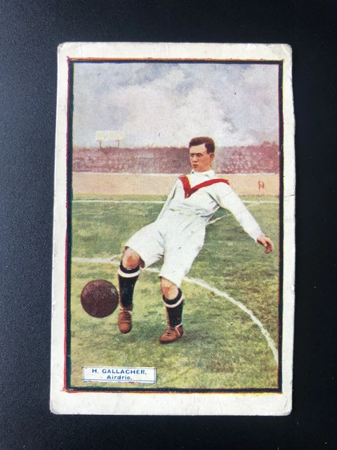Thomson Abenteuer farbige Fotos von Star Footballers Hughie Gallacher Rookie