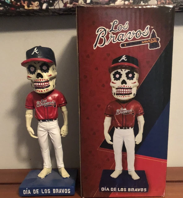 ATLANTA BRAVES Dia de Los Bravos Sugar Skull Day of The Dead MLB Bobblehead