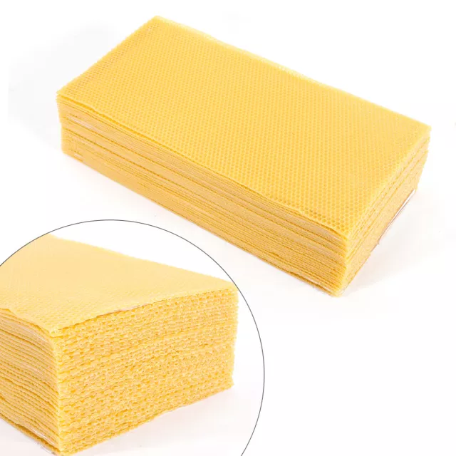 30x Honeycomb 7.7*16.3" Wax Frames Beekeeping Foundation Honey Bee Hive Tool