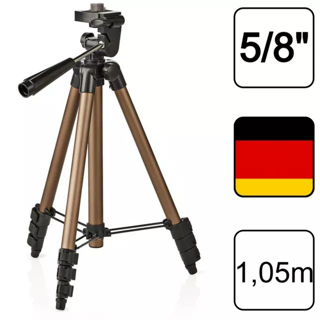 105cm 5/8 Zoll Stativ Tripod laserstativ Baustativ Ersatz für Bosch BT 160 etc