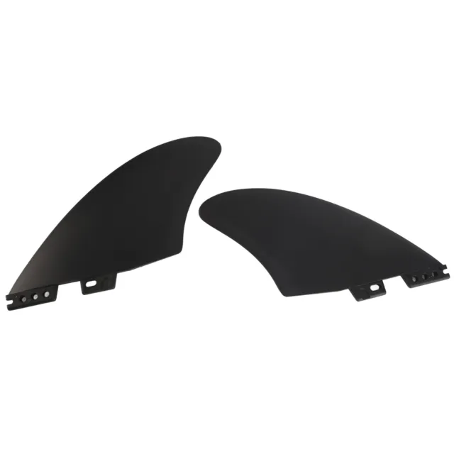 2PCS Surfboard Fin Detachable PVC Fishtail Surfboard Fins For Longboards Stand P