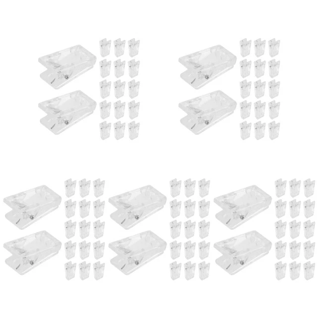 3 Pezzi Porta Badge A7 Trasparente Doppia Custodia Carta D - Foto 6