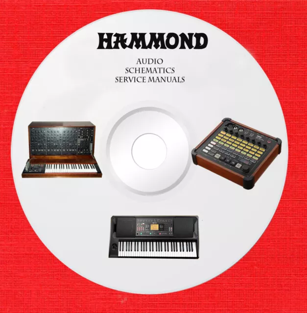 Hammond Audio Repair Service owner manuals on 1 dvd in pdf format