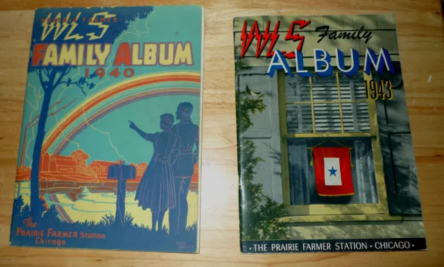 1940 & 1943 WLS Family Albums  The Prairie Farmer Station  Chicago