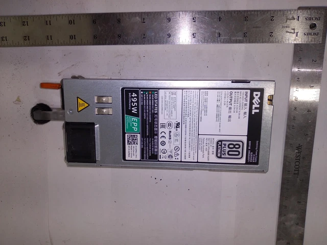 DELL サーバー用電源ユニット　D495E-S1 DELL D495E-S1 495W POWEREDGE SWITCHING POWER SUPPLY 80 Plus