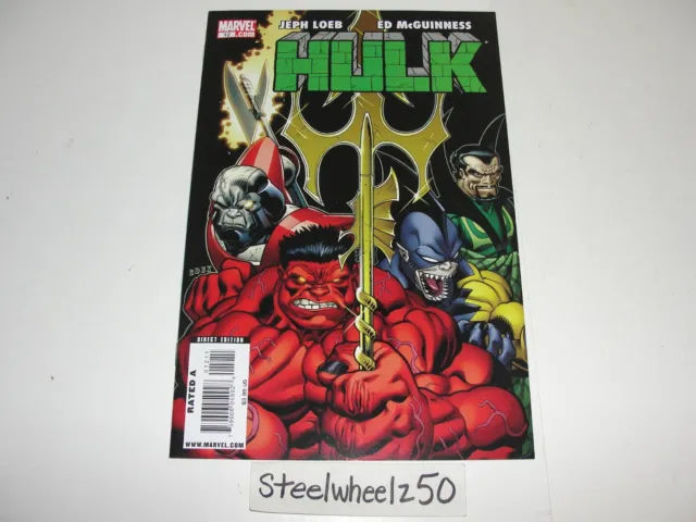 Hulk #12 Comic Marvel 2009 Red Hulk Cover Jeph Loeb Ed McGuinness Offenders 12A