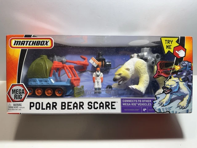 MatchBox Mega Rig ICE TIGER TRAP 8 Pieces プレイセット w GLACIER PLANE & MORE! (2006) ミニカー ミ