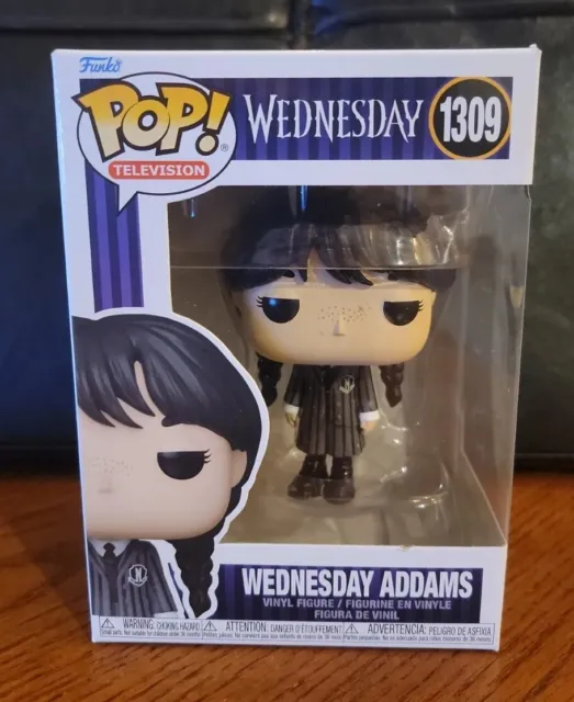 Funko Pop! Television Wednesday Addams #1309 w/Protector