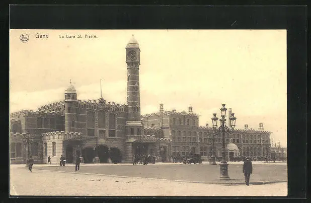 CPA Gand, La Gare St. Pierre