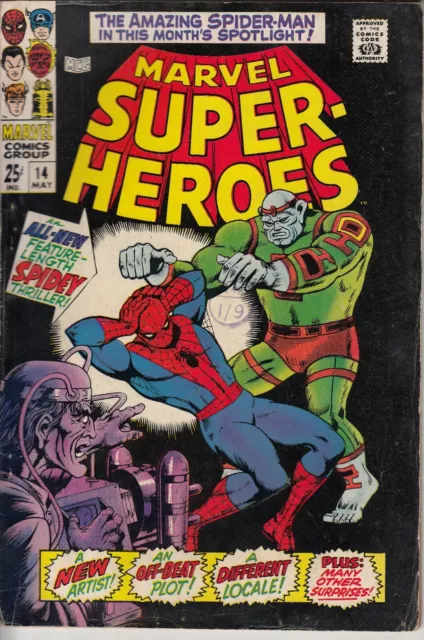 Marvel Super-Heroes 14 - 1968 - Spider-Man - Fine