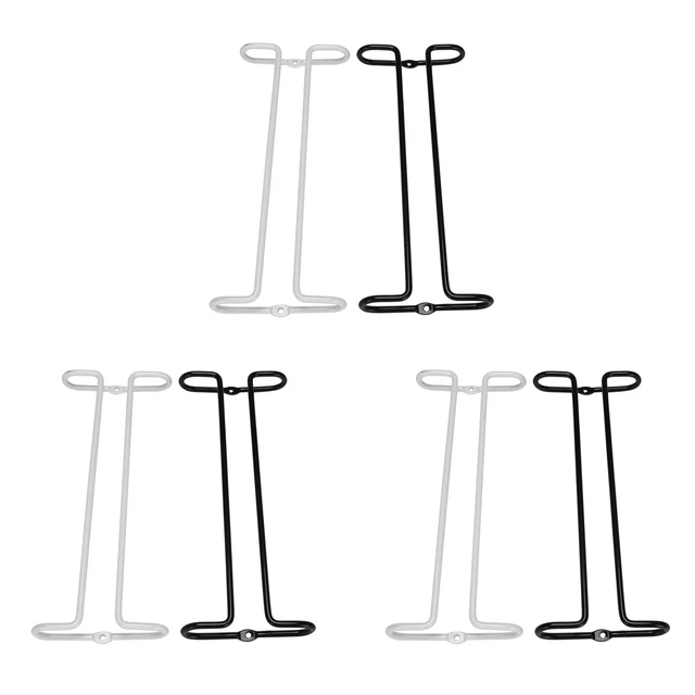 Portascaffalature in vetro da vino organizer stoviglie rack scaffale rack in metallo, PuG6E8