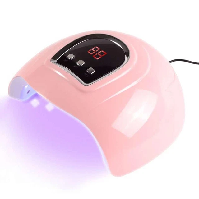 54W UV LED Lámpara Secador de Uñas Lámpara Solar Portátil para Arte en Uñas Gel Esmalte (1)
