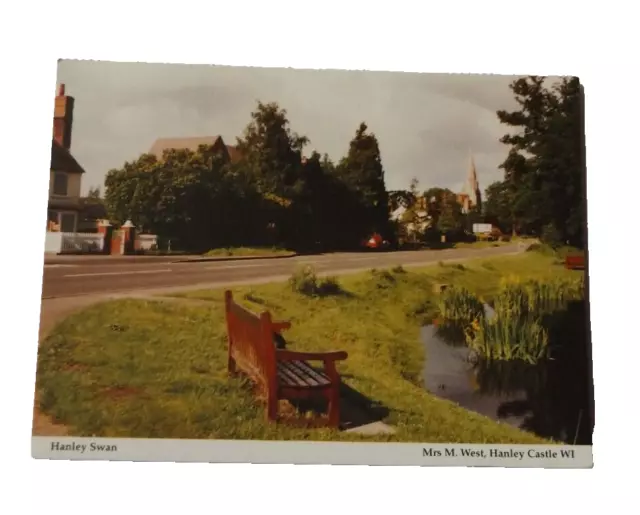 Hanley Swan, Vintage Farbe, Damen Institut Postkarte. Worcestershire