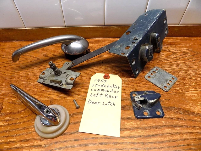 1950 Studebaker Commander Rear Door Latch Handle Mount Left