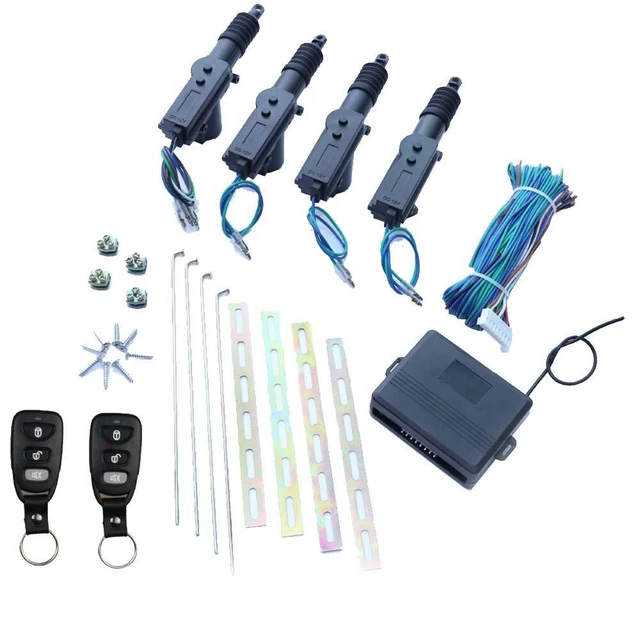 Universal Car 4 Door Kit Keyless Power Lock Entry System Security Central Remote