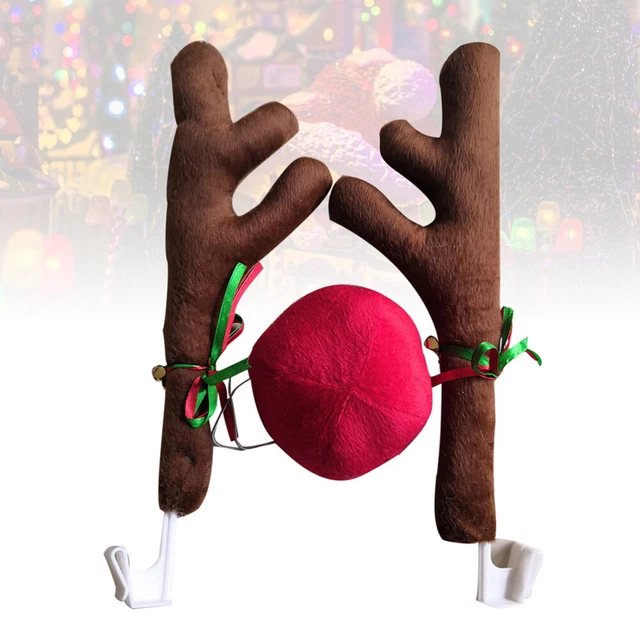 Rentier Weihnachten Autodekorationen Geweih Nasenschmuck LKW Weihnachtsdeko