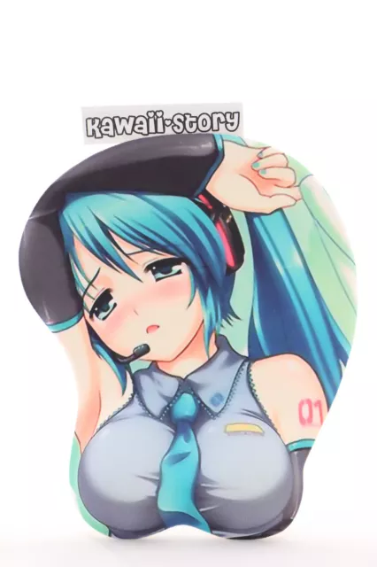 P-K-002 Miku Anime Manga Girl Mädchen ergonomisch 3D Brüste Mauspad Mousepad