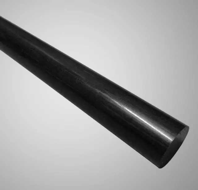 Dia. Ø 15mm~95mm PA6 Nylon Round Rod Stick Bar Stock Black 330mm / 13" inch Long