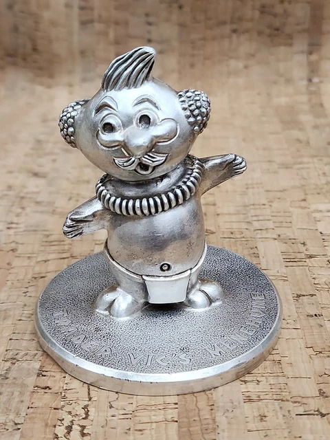 Trader Vics Reed & Barton Menehune Silverplated Bronze Paperweight RARE 1950-60s