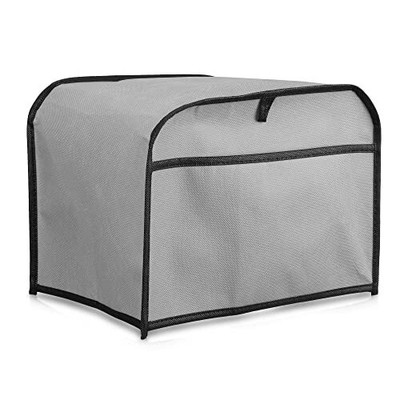kwmobile Cover Protettiva Compatibile con Tostapane 2 fette Custodia Grigio Chiaro Copertina Antipolvere Tostapane 