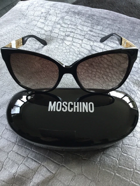 Authentic MOSCHINO Sunglasses NEW With Case & Dustcloth Moschino sunglasses case - Gem main image 4