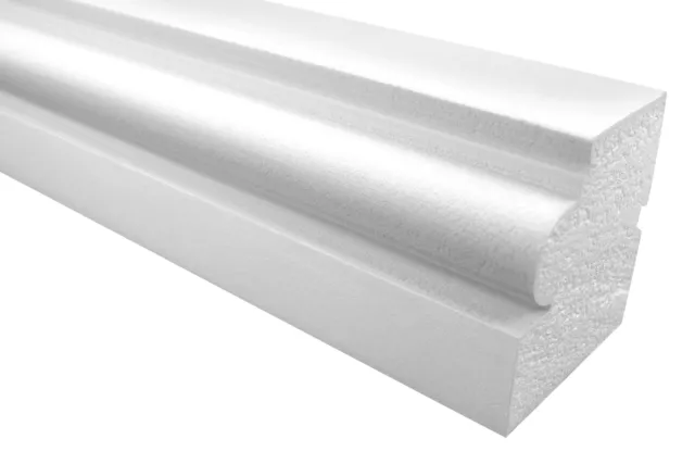 10 metri profili facciata profili cornice stucco antiurto 107x120 mm pacchetto risparmio KC136