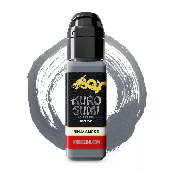 KURO SUMI Tattoo Ink ● NINJA SMOKE ● 44ml (1.5oz) ● Australian Distributors