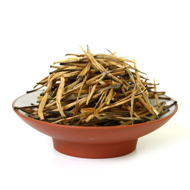GOARTEA Nonpareil Organic Golden Buds Needles Dian Hong Gold Chinese Black Tea