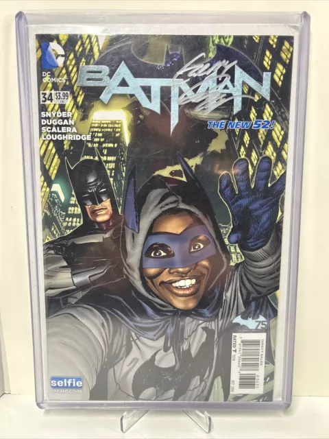 SIGNED by Gerry Duggan DC comics Batman #34 W/COA