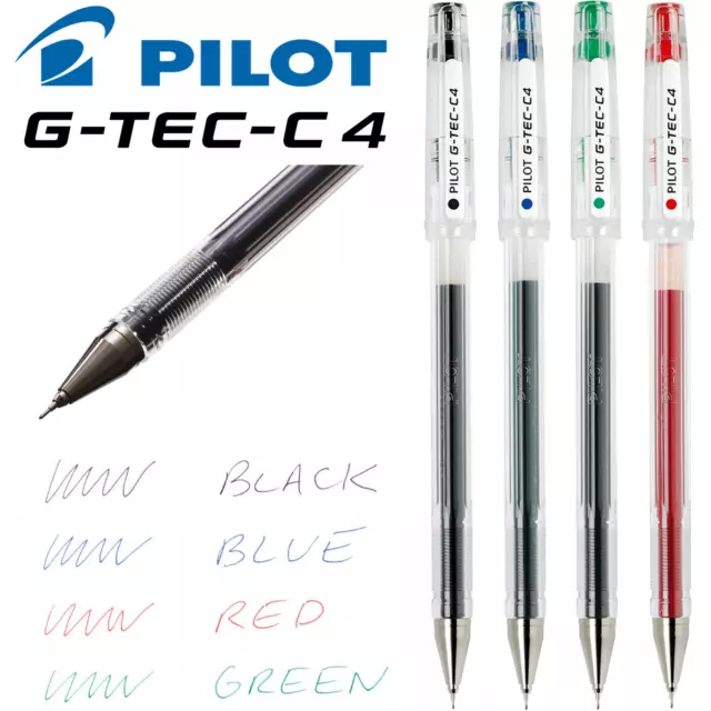 Pilot G-Tec-C4 Ultra Fine 0.4 Gel Pen