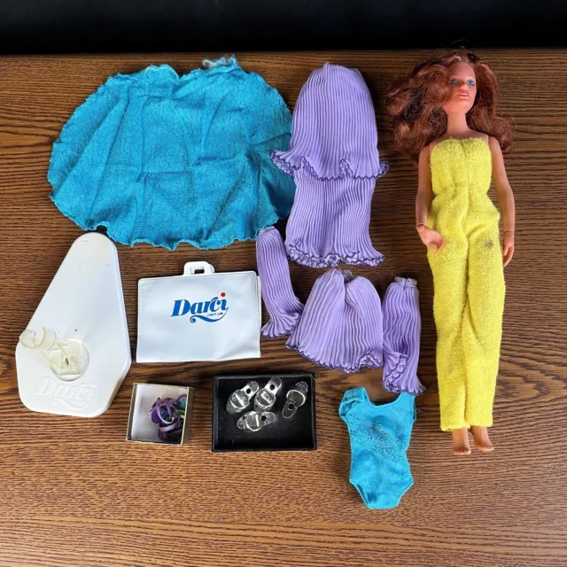 Kenner Darci Doll Erica Mellow Yellow Cover Girl Extra Outfits Shoes Bracelets