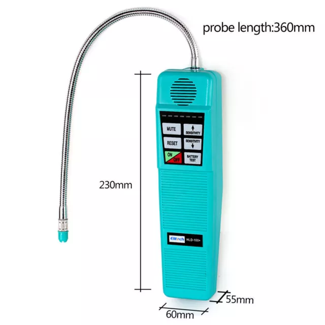 Elitech HLD-100+ Halogen Leak Detector Refrigerant Leak Tester high sensitivity 2