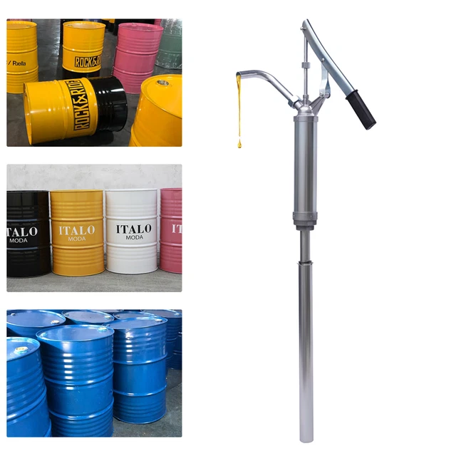 BARREL PUMP OIL Transfer Pump w/Telescopic Suction Tube for 3055gal