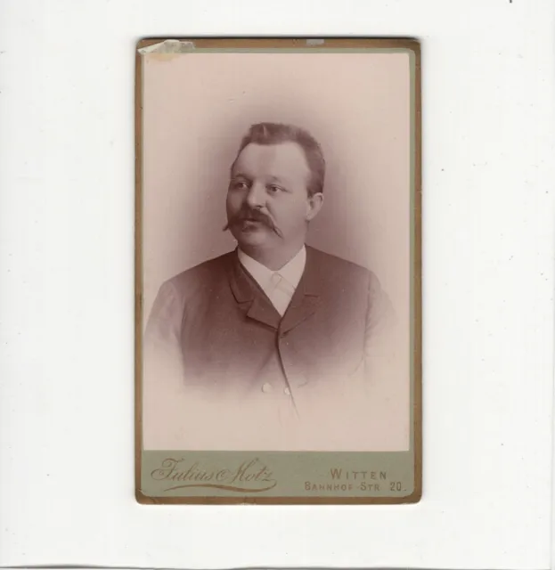 CDV Foto Herrenportrait - Witten 1890er