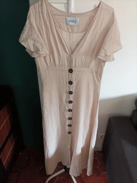 Robe Longue 101 Idées - Taille L - Occasion En Très Bon état - Couleur Noire - Style Simple Et élégant