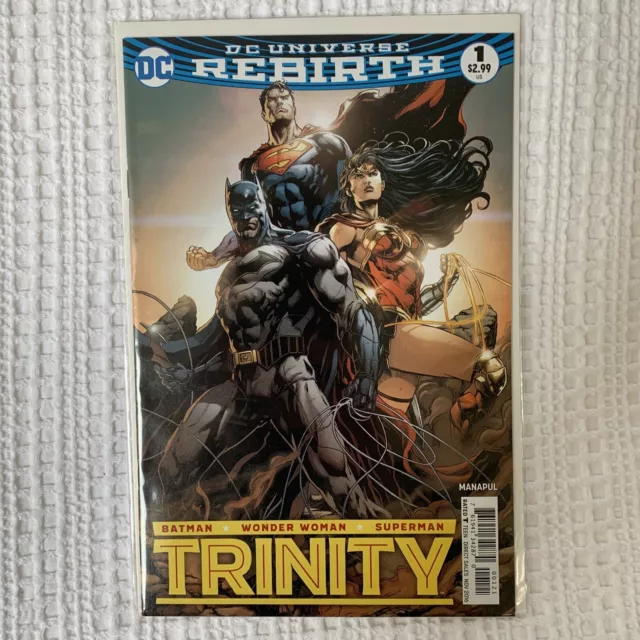 Trinity #1 Jason Fabok Variant NM DC Comics Rebirth Batman Superman Wonder Woman