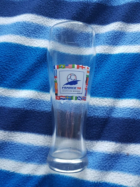 Verre Coca - coupe du monde 98 Didier Deschamps - Label Emmaüs
