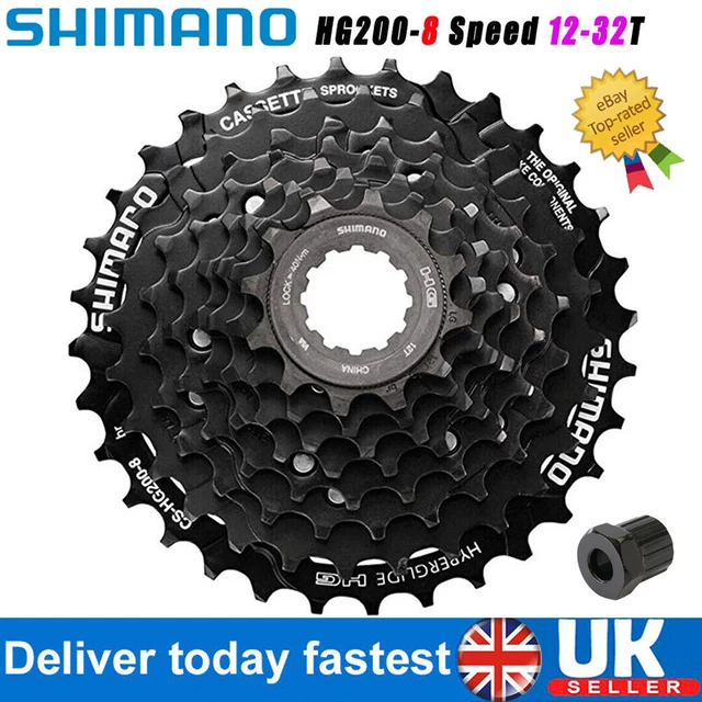 SHIMANO TOURNEY CS HG200 8V 8 Velocà Nero MTB Cassetta Pignone 12-28/32T Cassette 8v Cubo K7 HG Parti Della Cassetta Della Bicicletta - Foto 4