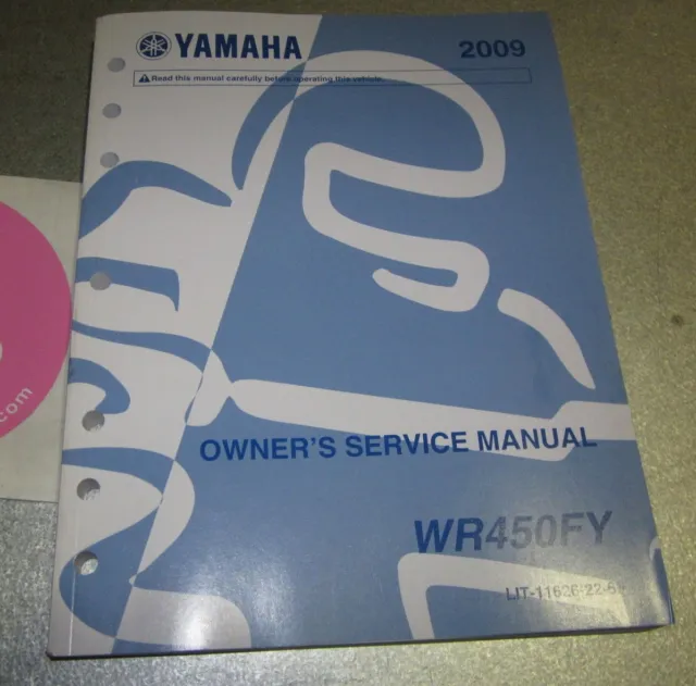 2009 Yamaha Wr450Fy Owners Service Repair Manual