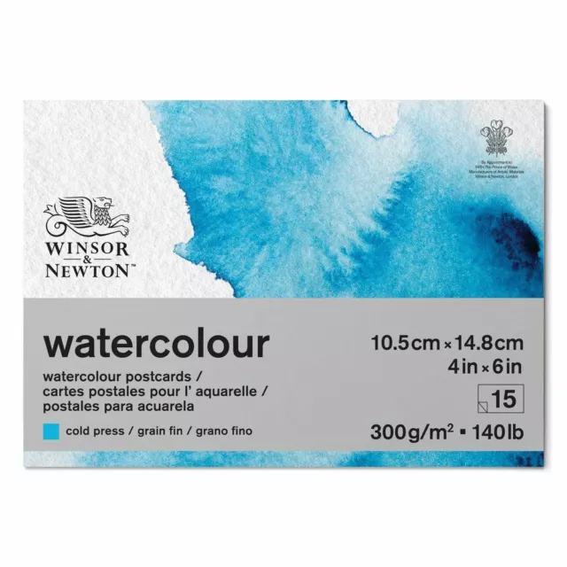 Winsor & Newton Watercolour Painting Postcard Paper Pad