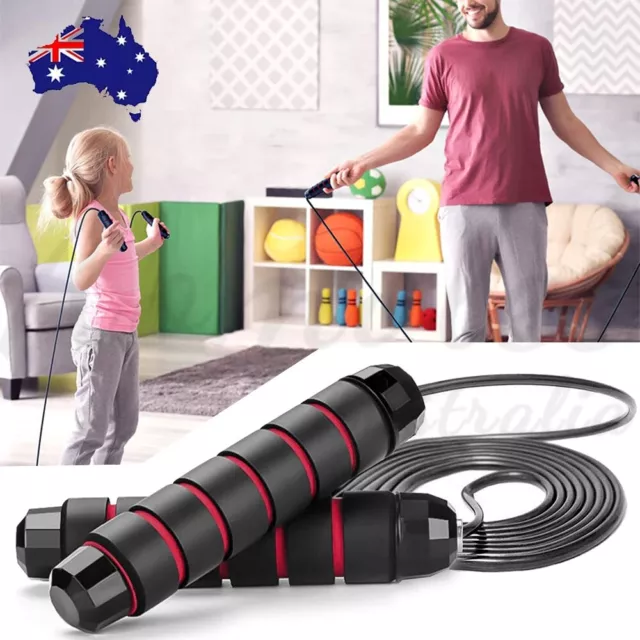 Gym Skipping Rope Fitness Speed Jump Ropes Training Weight Loss Jumping Exercise