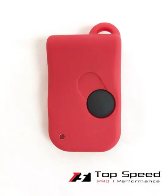 Porsche 911 993 95-98 Remote Fob Cover Replacement Soft Touch Coat Matte Red