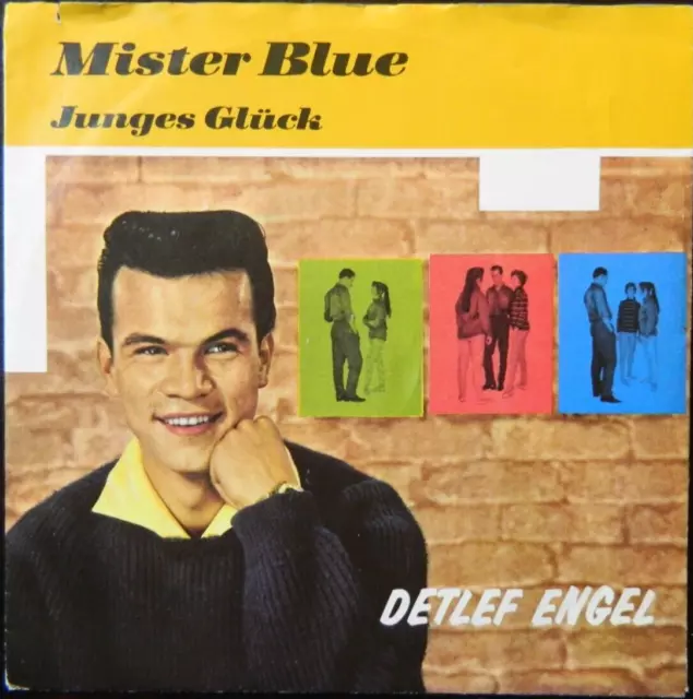 DETLEF ENGEL  7"    Mister Blue   Deutsch Rock n Roll  TOP