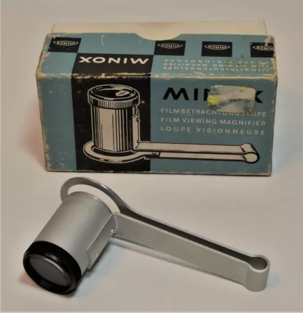 Vintage Minox Film Viewing Magnifier in original box Made in Germany